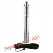 Насос винтовой скважинный JEMIX 3-QGB-1-40M - 3",чистая, 750Вт, подъем -110м, кабель -30м. ВН-3-110-32