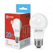 Лампа светодиодная InHome VC ЛОН A60 E27 20W 1900lm 6500К 120x60 (без пульсации) 0310