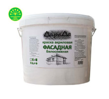 Краска фасадная 14кг (ДАРАДА) ГОСТ акриловая белоснежная