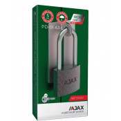 Замок навесной Ajax (Аякс) PD-01-63-L англ. 3 кл. (длин. дужка)