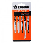 Пилки для эл.лобзика Ермак набор 5шт (HSS/HCS) (T-SET) 664-030