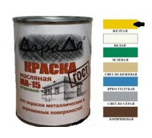 Краска Желтая 6кг МА-15 масляная натуральная ГОСТ (ДАРАДА)