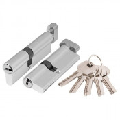 Цилиндровый механизм (50+10+40) CP хром с вертушкой, (AX202/100) AX2002Knob100 Ajax (Аякс) О подходит к замку арт. 36247