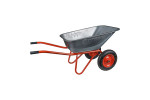 Тачка строительная 2- колесная 110л/250кг., 0,7мм. SPETSTEXNIK,  PR13, 3.25х8, 20мм КРАСНАЯ