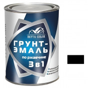 Грунт-эмаль по ржавчине 3 в 1 Черная "Betta Color" 0,8 кг Волгоград