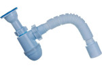 Сифон для умывальника с удлиненным выпуском 1 1/4"х40 с гофрой 40*50 S2010-АК Акватер/Сандесант Л