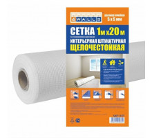Сетка строит. армирующая яч. 5х5мм пл. 70г/кв.м Интер. Штукат. 1,0м х 20мSMF110T 4WALLS *РУ89