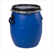 Бочка пластм 48 л, КОЛЬЦО (Стандарт синий) пищевая ЗТИ