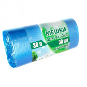 Мешки для мусора 30л 30шт/уп Особопрочные