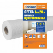 Сетка строит. армирующая яч. 2,5х2,5мм пл.50г/кв.м Малярн.Белая 1,0м х 20м SMF108T 4WALLS