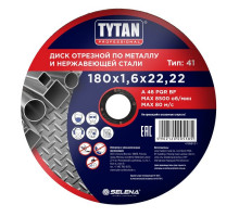 Круг отр. по металлу 180х1,6х22,22 TYTAN Professional