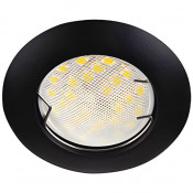 Светильник выпуклый Черный матовый Ecola MR16 GU5.3 DL92 30x80 Light FU1622EFY