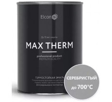 Эмаль термостойкая +700С Elcon Серебро 0,8кг