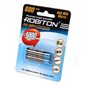 Аккумулятор Robiton R03 600mAh Ni-MH BL2, 08794 AAA-мизинчик. (ЦЕНА за уп./2шт.)