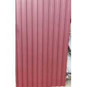 Профнастил 2,0м С8 ( Вельвет Матовый Красное вино ) 0,4мм 1,2 х 2,00м RAL 3005