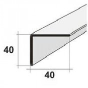 Уголок ПВХ 40*40 белый 2,7м