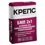 Наливной пол самовыравнивающийся КРЕПС "БМП 2в1" 20кг.