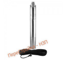 Насос винтовой скважинный JEMIX 3-QGB-1-40M - 3",чистая, 750Вт, подъем -110м, кабель -30м. ВН-3-110-32
