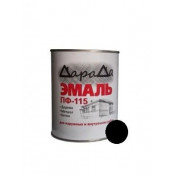 Эмаль ПФ-115 черная 1,8кг ГОСТ (ДАРАДА)