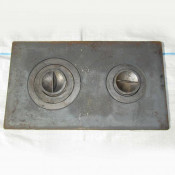 Печное литье плита 2 конфорки П 2-3 710х410