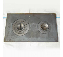 Печное литье плита 2 конфорки П 2-3 710х410
