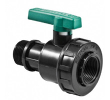 Кран шаровый НР 20х1/2" компрес. комбинир. PN16 ПНД