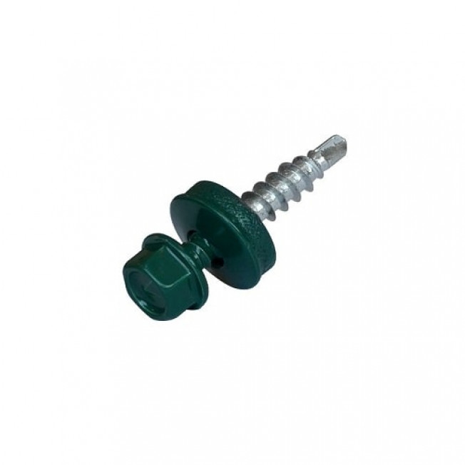 Саморез кров. 4,8х 29 RAL 6005 Зелен, ШТ