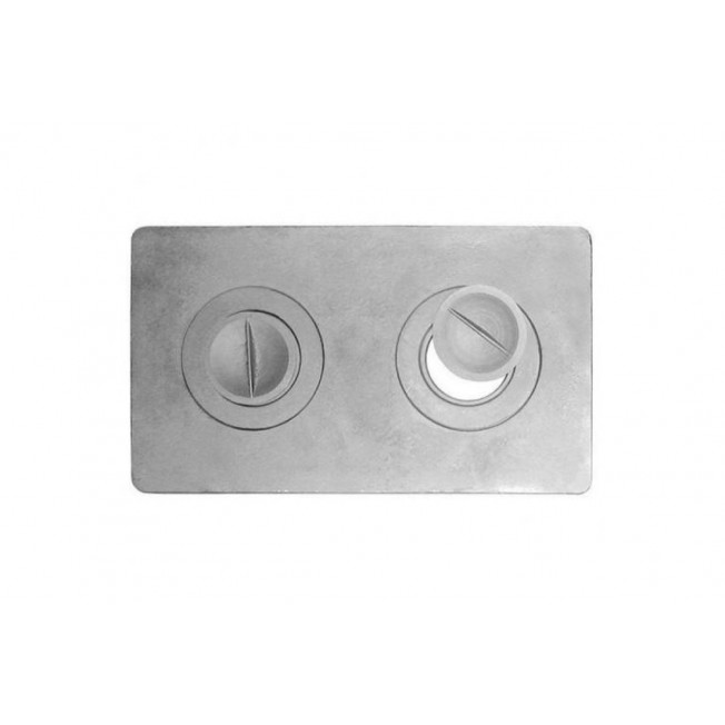 Печное литье плита 2 конфорки П-2-1 (585Х340) мал (Балезино)