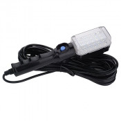 Лампа переносная 15м, светодиодная 24LED, с выключателем, сечение провода 2х0.5, 220В