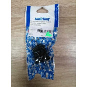 Вилка электр. прямая б/з 10А Smartbuy черная 250В (SBE-10-P04-b)