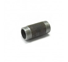 Бочонок (ниппель) 1/2" Нар/Нар резьба Черн Ду15