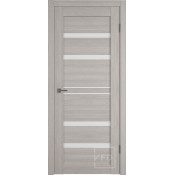 Дверное полотно 700x2000 Атум Про Х26 Дуб Каменный матовое стекло (Stone oak white cloud)