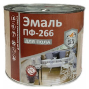 Эмаль для пола ПФ-266 Золотистая 1,8кг. "Delta Color" Волгоград